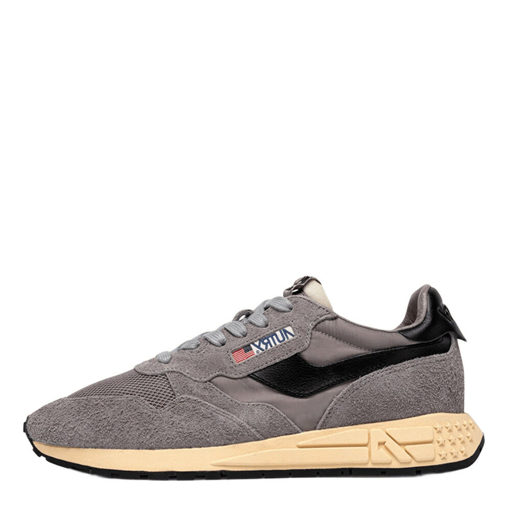 Autry A1UNWWLMUT53 REELWIND LOW MAN SUEDE/NET PLUMBEO/BLK