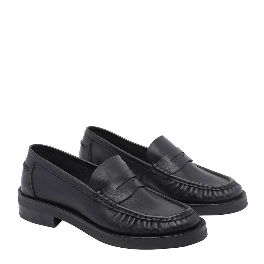 Steve Madden 11005875-BLACK LEATHER Nadya