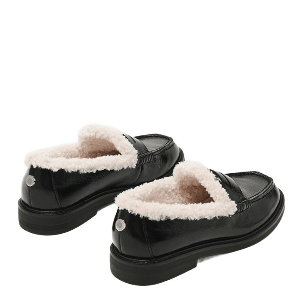 Steve Madden 11005897-BLACK LEATHER Adison-F
