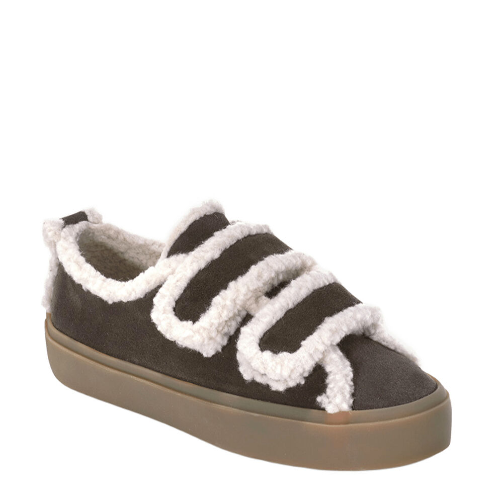 Inuikii 1001.001.0231.152 SHEARLING LOW VELCRO, Dark Brown