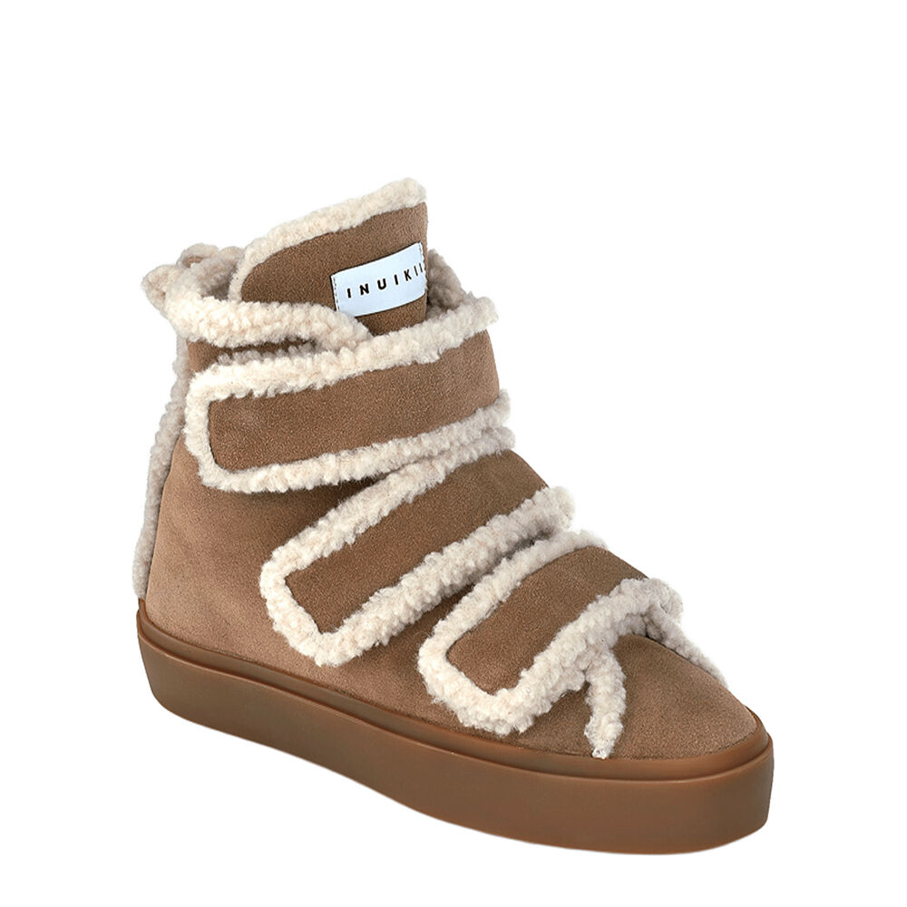 Inuikii 1001.002.0161.262 SHEARLING VELCRO HIGH, Light Beige