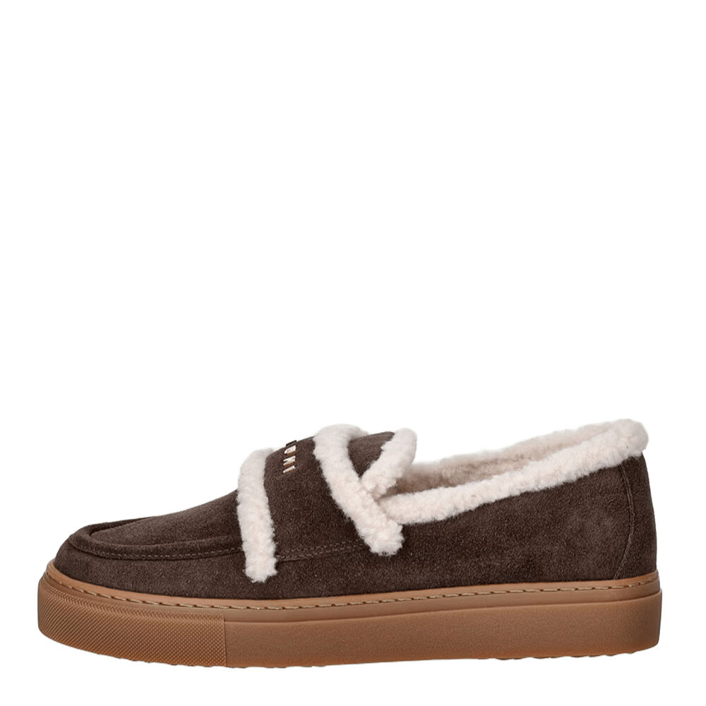 Inuikii 1006.003.0021.152 SHEARLING LOAFER, Dark Brown