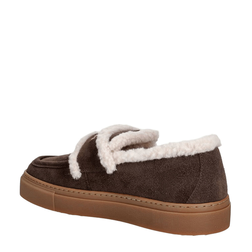 Inuikii 1006.003.0021.152 SHEARLING LOAFER, Dark Brown