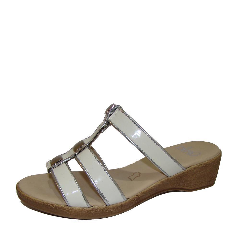 Caprice 27253-123 WHITE PATENT