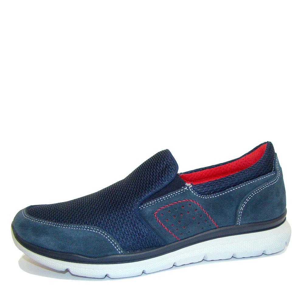 Salamander 31-72903-22 SUEDE,MESH NAVY