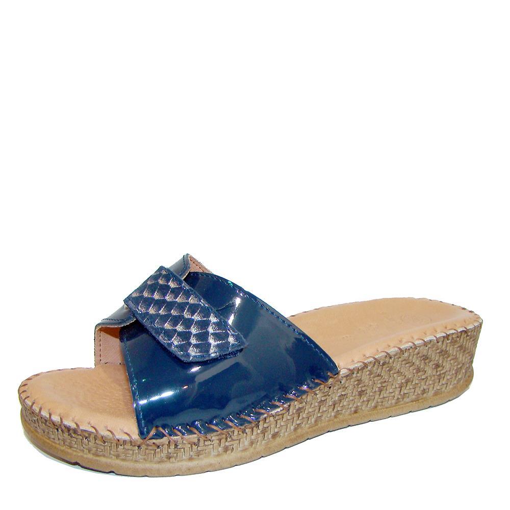 Salamander 32-40502-22 ALESSIA SUEDE,PATENT BLU