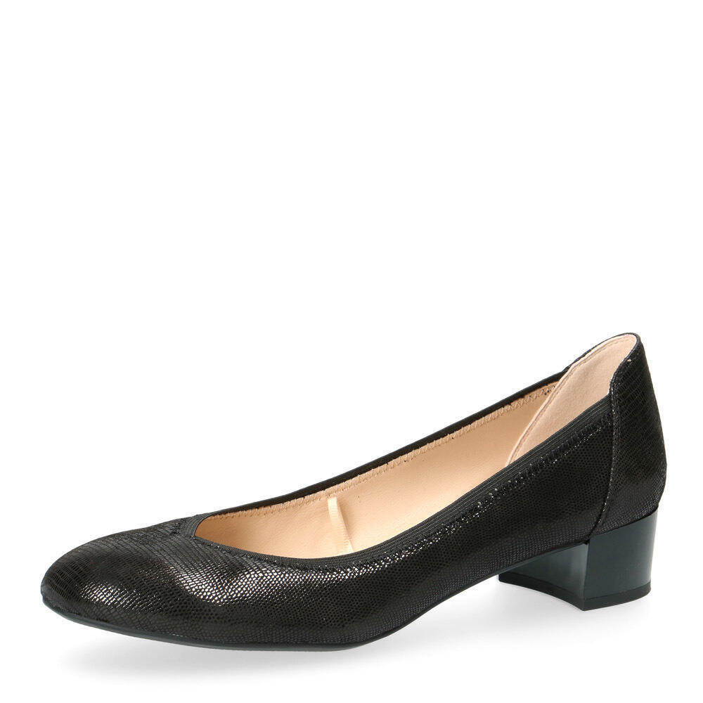 Caprice 24301-010 BLACK REPTILE