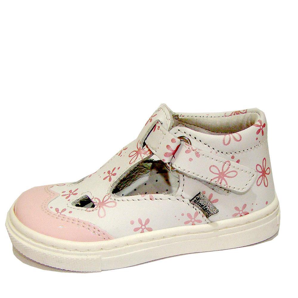 Melania ME0116A7E.B POLACCO VELCRO FEM.BIANCO SER.ROSA