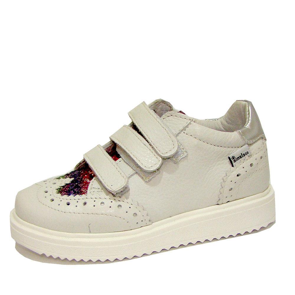 Melania ME2086D7E.B SC.BASSA VELCRI FEM.BIANCO+GLITTER