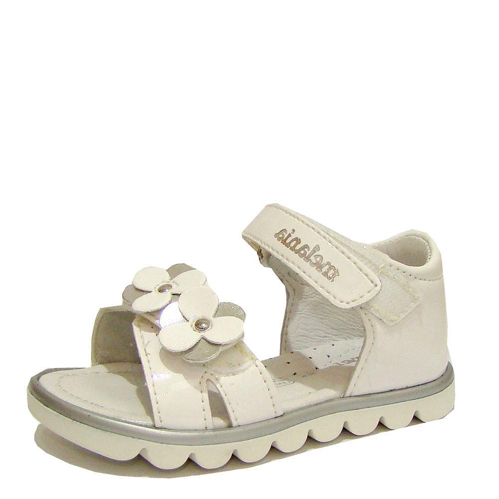 Melania ME8058B7E.A SANDALO VELCRO FEMMINA VERN.BIANCO