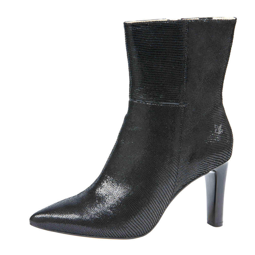 Caprice 25300-010 BLACK REPTILE