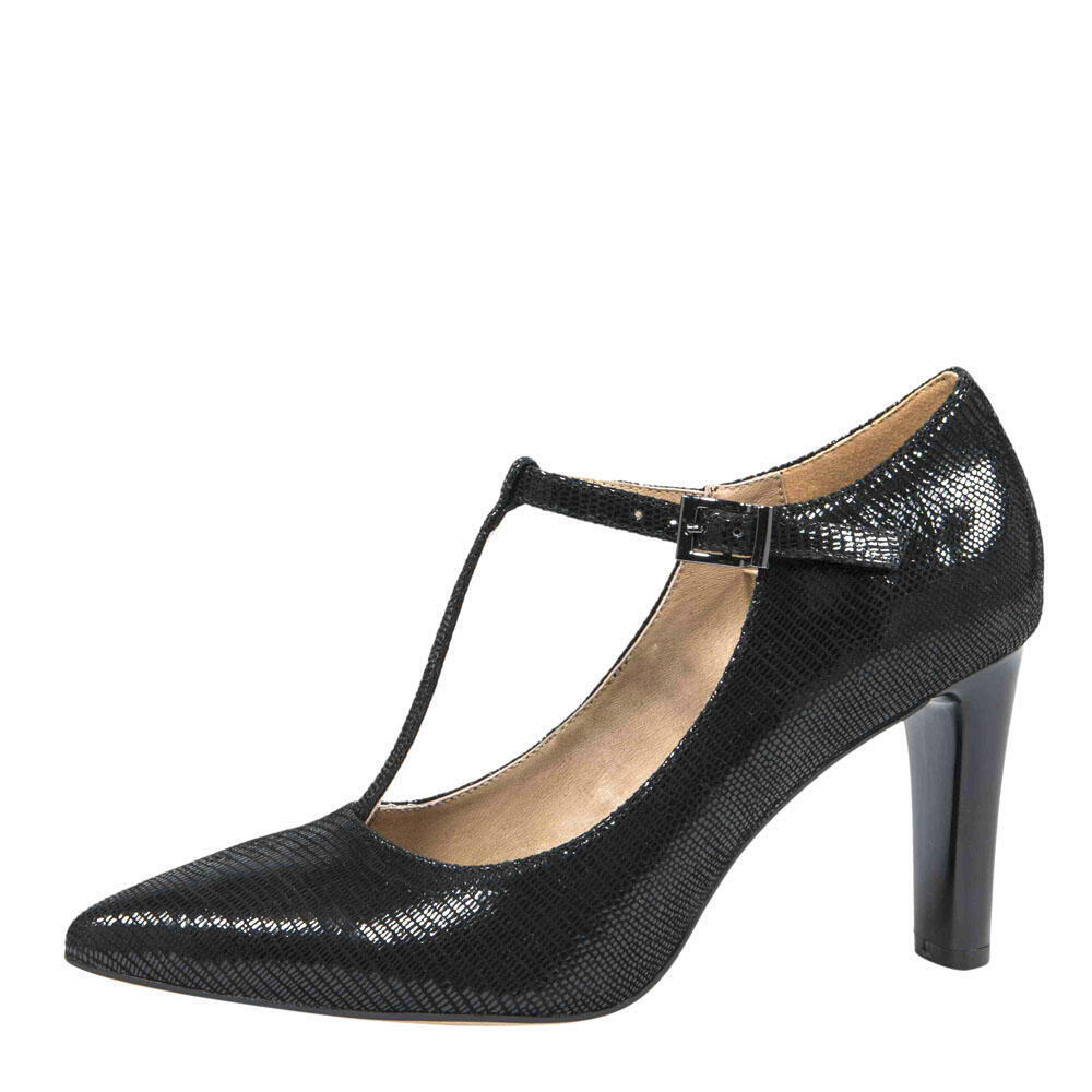 Caprice 24401-010 BLACK REPTILE
