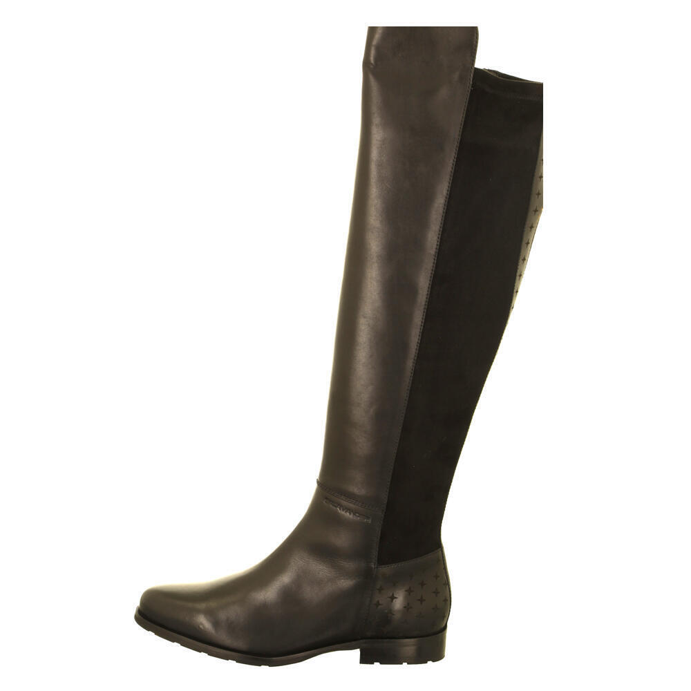 Salamander 32-19004-01 COW BELLA,STRETCH SUEDE BLACK