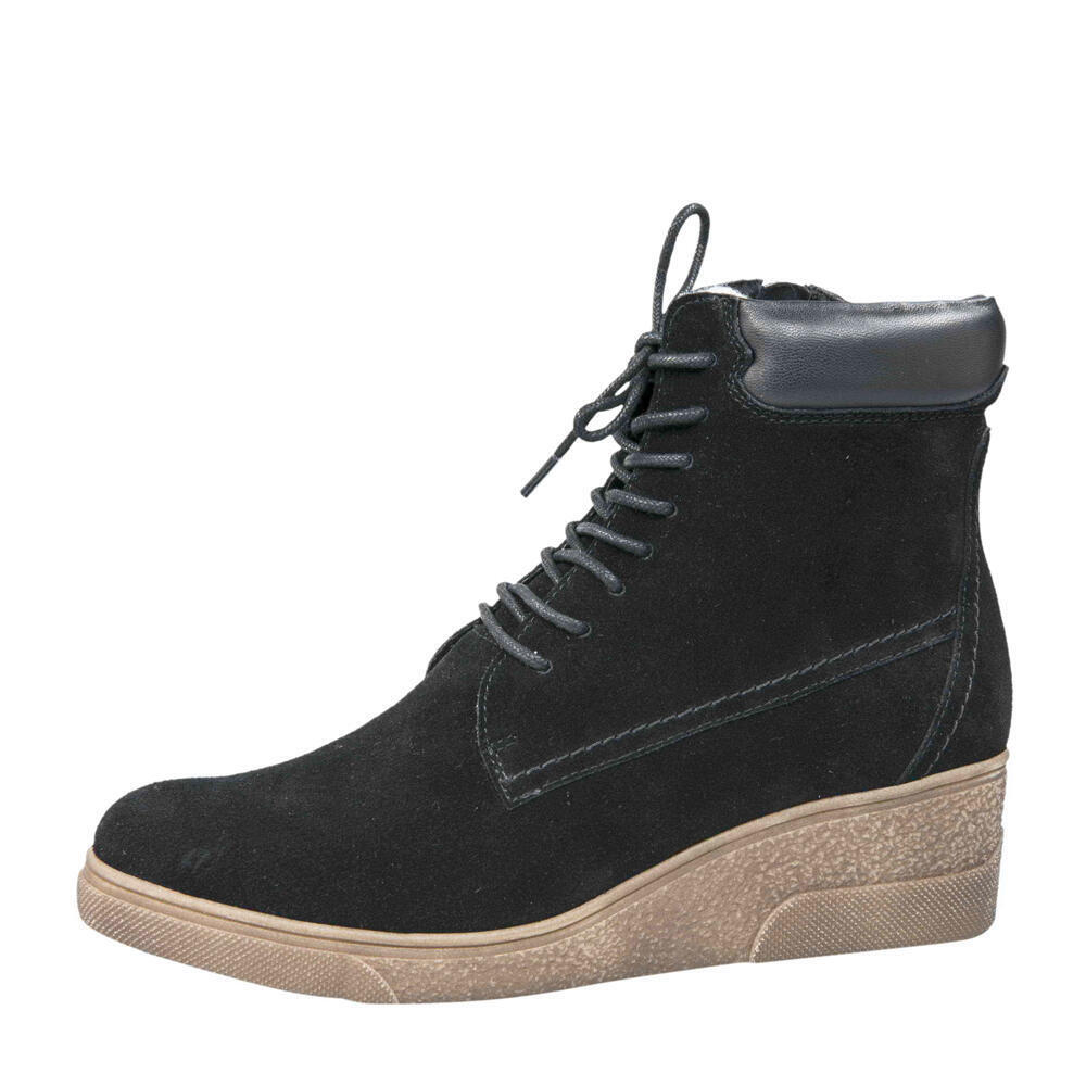 Caprice 26206-004 BLACK SUEDE