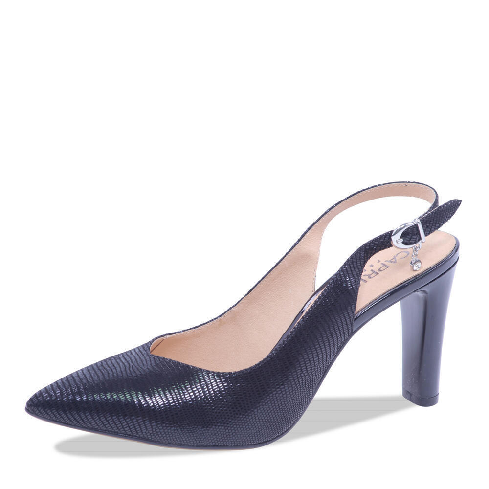 Caprice 29603-010 BLACK REPTILE